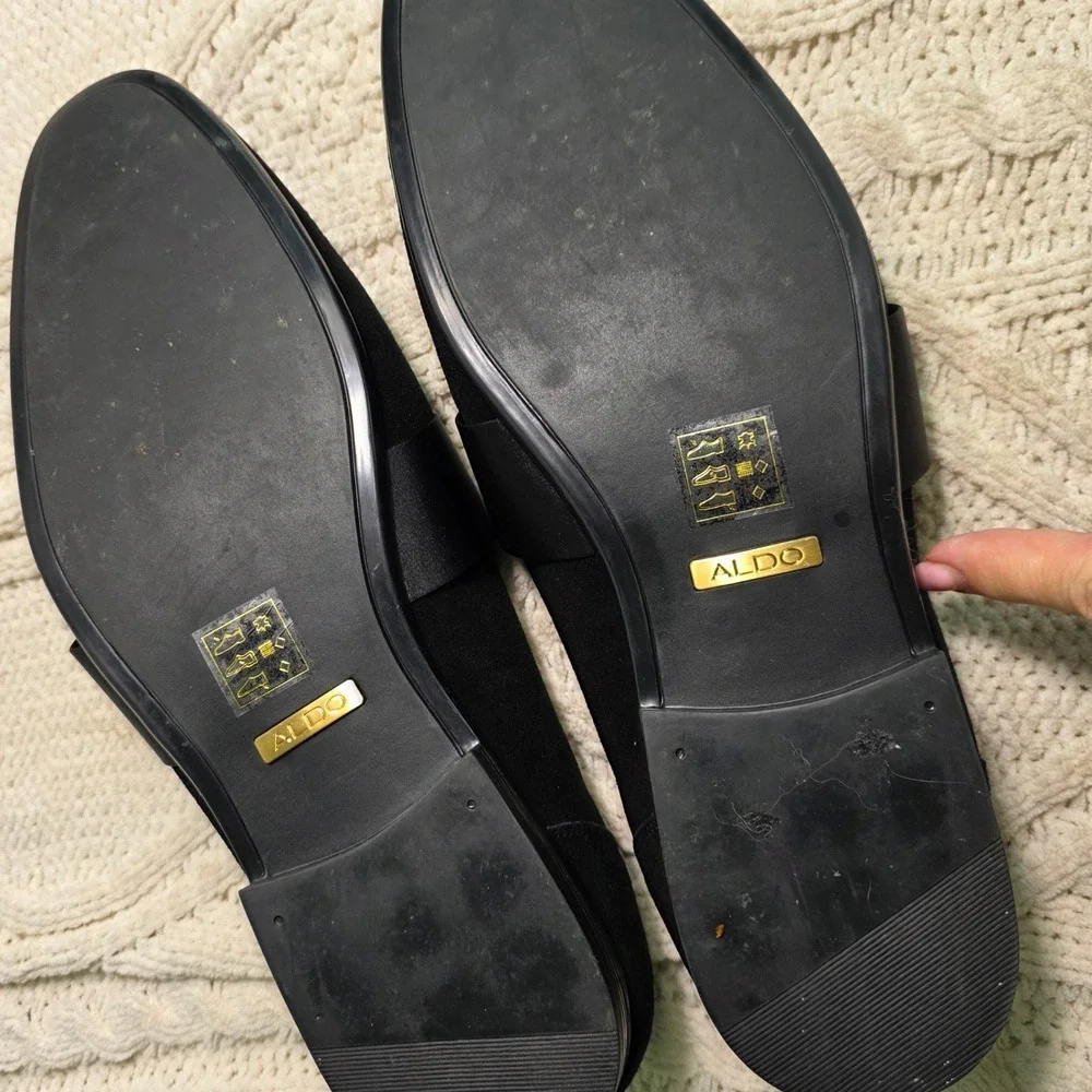 Aldo suede loafers